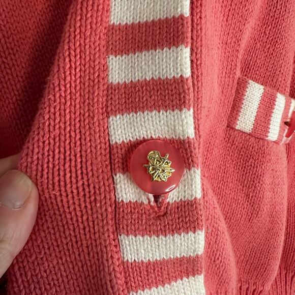 Vintage IZOD Golf Cardigan Sweater Embroidered Logo Country Club Yacht Old Money - Picture 6 of 9